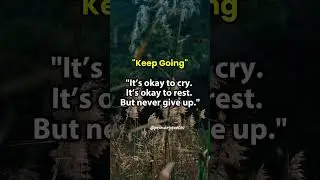 Keep going. You&rsquo;re stronger than you feel. 💪#NeverGiveUp #ShortQuote