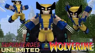 Wolverine – NEW Suits, Crafting, & Mobs | Legends Mod 1.0 (Minecraft 1.20.1)