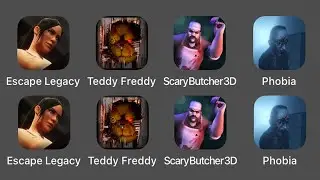 Horror GamePlay: Escape Legacy, Teddy Freddy, Scary Butcher 3D, Phobia