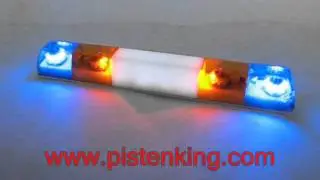 Rampe de gyrophares bicolore disponible chez Tecnimodel