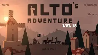 Alto's adventure Level18 - Grind to backflip to grind