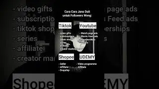 3 cara buat duit senang untuk followers Weng Honn