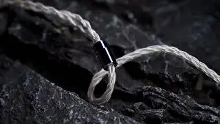 NiceHCK DeepSnow Earphone Upgrade IEM Cable 4 Strands Silver Plated German Copper HiFi Wire IEM Cord
