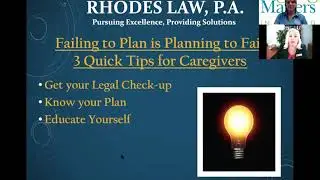 Aging Matters in Brevard Power Partner Promo Featuring Ruth from Rhodes Law, PA