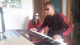 Somewhere Over The Rainbow Judy Garland. Teclado Ctk-6250 Casio e Pandeirola. ❤