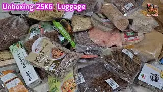 🌟 Brother’s Wedding Trip ✨ India to Dubai 25kg Luggage Unboxing #4k #malarkarthick #trending #viral