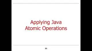 Implementing & Applying Java Atomic Operations