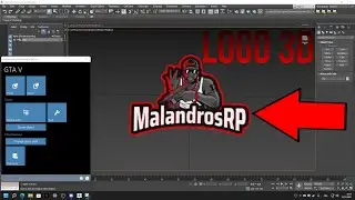 1# Como crear tu propio logo 3D para tu servidor de FiveM con 3DS MAX 2025 #leerdescripcion⚠️