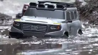 RC Trucks Scale Offroad 4x4 MUD Adventures - Mercedes Ener-G-Force VS Axial Wraith