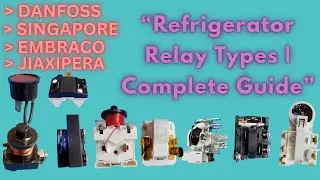 Refrigerator relay test.and  Relay types..#RefrigeratorRepair #FridgeRelay