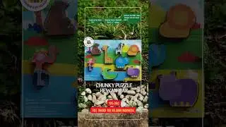 #mainanedukatif #mainankayu #puzzlechunky #puzzletebal #puzzlekayu #puzzle