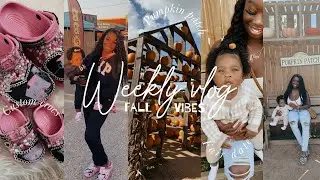 WEEKLY VLOG: Pumpkin patch + Fair, Custom Crocs, Friends dinner date & Fall Shein haul