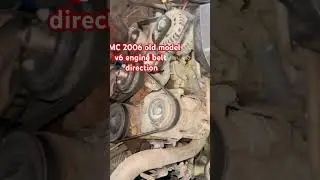 Engine belt direction 2006 v6 engine gmc #engine #enginebelt