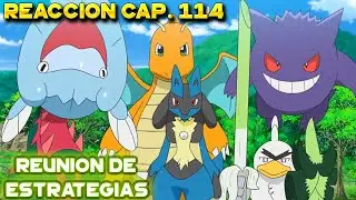 REUNION DE ESTRATEGIAS | POKEMON JOURNEYS CAP. 114 REACCION SUB ESPA&Ntilde;OL