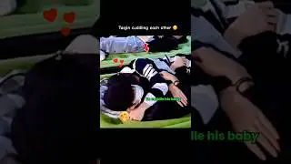 Taejin cuddling each other 🤭 #bts #shorts #jin #taehyung #taejin