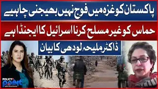 Pakistan Should Not Send Troops to Gaza, Disarming Hamas Is Israel&rsquo;s Agenda: Dr. Maleeha Lodhi