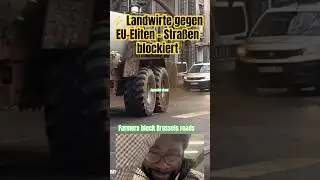 ⚡ EU verr&auml;t Bauern? Wut-Proteste legen Br&uuml;ssel lahm#Farmers #Brussels #viral #protest #fyp #shorts
