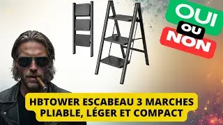 L'HBTower Escabeau &agrave; 3 marches en 2025