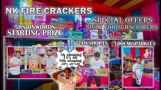 NK FIRE CRACKERS | BEST CHEAPEST 😱CRACKERS PRIZE IN DAHANU