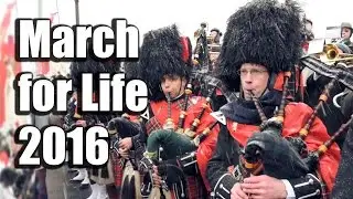 Best Clips of March for Life in the Snow 2016