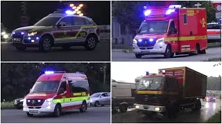[Gefahrgutunfall] Einsatzfahrten von zahlreichen Feuerwehren aus dem Kreis Unna