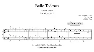 Haydn : German Dance Hob. IX:22, No. 2 - Ballo Tedesco