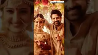 prabhas anna anushka marriage photo transform on ai#love #public #edit #ai #love #cinemaposter #mov