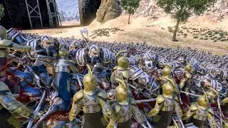 17000 Dwarfs VS 18000 Elf Warrior No Shields  - Ultimate Epic Battle Simulator 2 UEBS 2