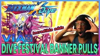 Rock Man X Dive -  ViA■ Dive Festival Banner Pulls