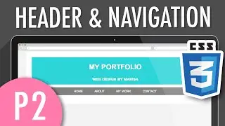 CSS Header & Horizontal Navigation Menu  (PART 2) | XO PIXEL