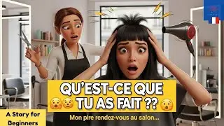 Haircut Disaster in France 😂✂️ | Funny French Salon Story for Beginners