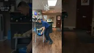 Spinal mobility exercises on a wobble disc