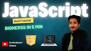 JavaScript Short Tutorial For Beginner in 5 Minute #codexpertclass #javascripttutorial #programming