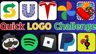 Quick Logo Challenge🏆. Guess 💯 logos.