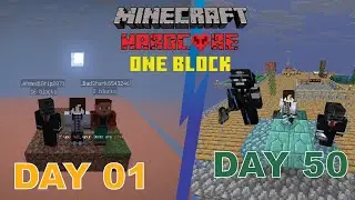 ONE BLOCK 100 Days in Minecraft Hardcore With My Friends (Every All One)
