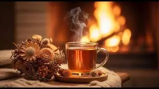 ASMR Firelight & Tea Deep Relaxation for Stress Relief Perfect for Winter Evenings #asmr #asmrfire