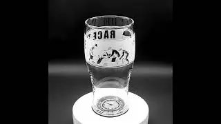Race Time Custom Engraved Pint Glass &ndash; Perfect Gift for Racing Fans & Beer Lovers