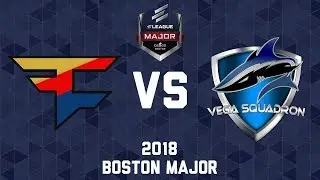 FaZe vs Vega Squadron - CS:GO ELEAGUE Major Boston 2018