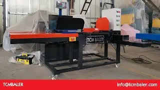 wiper / rags / cloth waste compactor machine