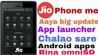 🔥Jio phone me Aaya app launcher/Chalao sare Android apps bina omniSD/New trick/Technical Rony🔥