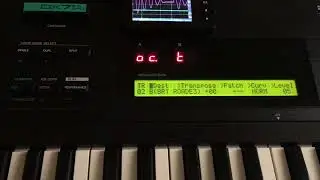 Yamaha DX7IIFD Grey Matter E! Octal Mode Voice Layering