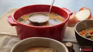 Chickpea Noodle Soup | Forks Over Knives