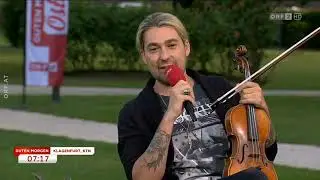 Talk Mit Stargeiger David Garrett at the Guten Morgen Oesterreich on ORF2, 15.07.2022