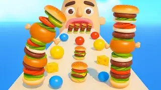 Sandwich Runner - SpeedRun All Levels Gameplay Walkthrough Android,ios New Update E30