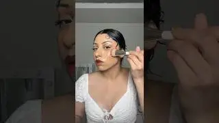 Porcelain doll makeup trend😱🤍 How did I do?🙊 #makeup#makeuptrends￼