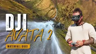How To Dive Waterfalls with DJI AVATA 2 | Iceland 4K