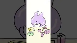 Soo cute but relatable! 🌷🌺🎀