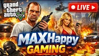 GTA 5 LIVE 🛑 PS5| MAXHappy Gaming Hindi Gameplay |Aaj kya hoga?