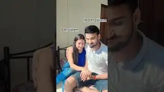 Her way to solve a problem 😂#funny #memes #comedy #youtubeshorts #couple #couplegoals #relationship