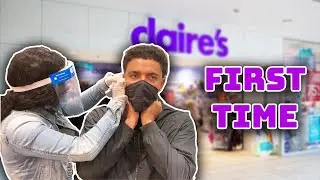 GETTING MY EARS PIERCED FOR THE FIRST TIME!